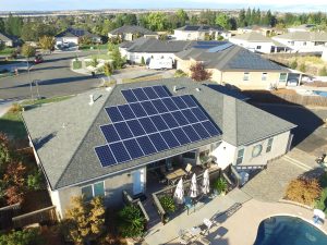 residential solar installation